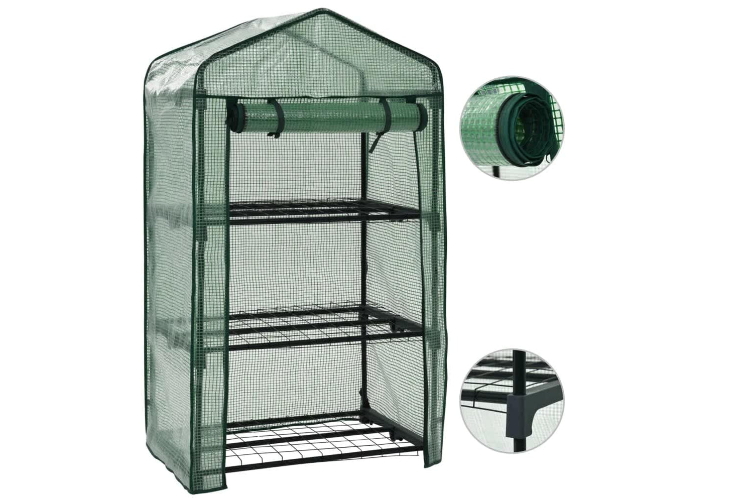 vidaXL 46917 3-tier Mini Greenhouse 69x49x125cm
