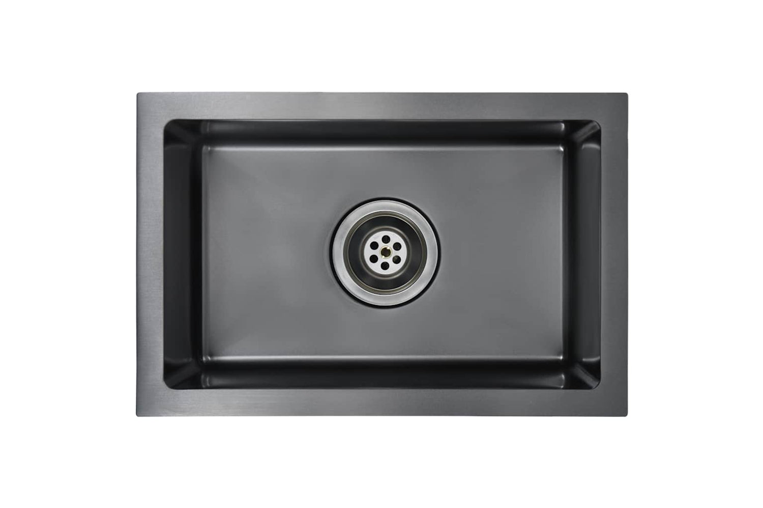 Vidaxl 145082 Handmade Kitchen Sink Black Stainless Steel