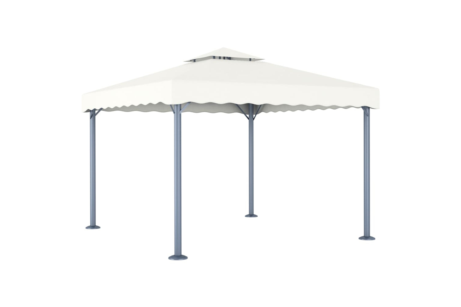 vidaXL 48058 Gazebo 300x300cm Cream Aluminium