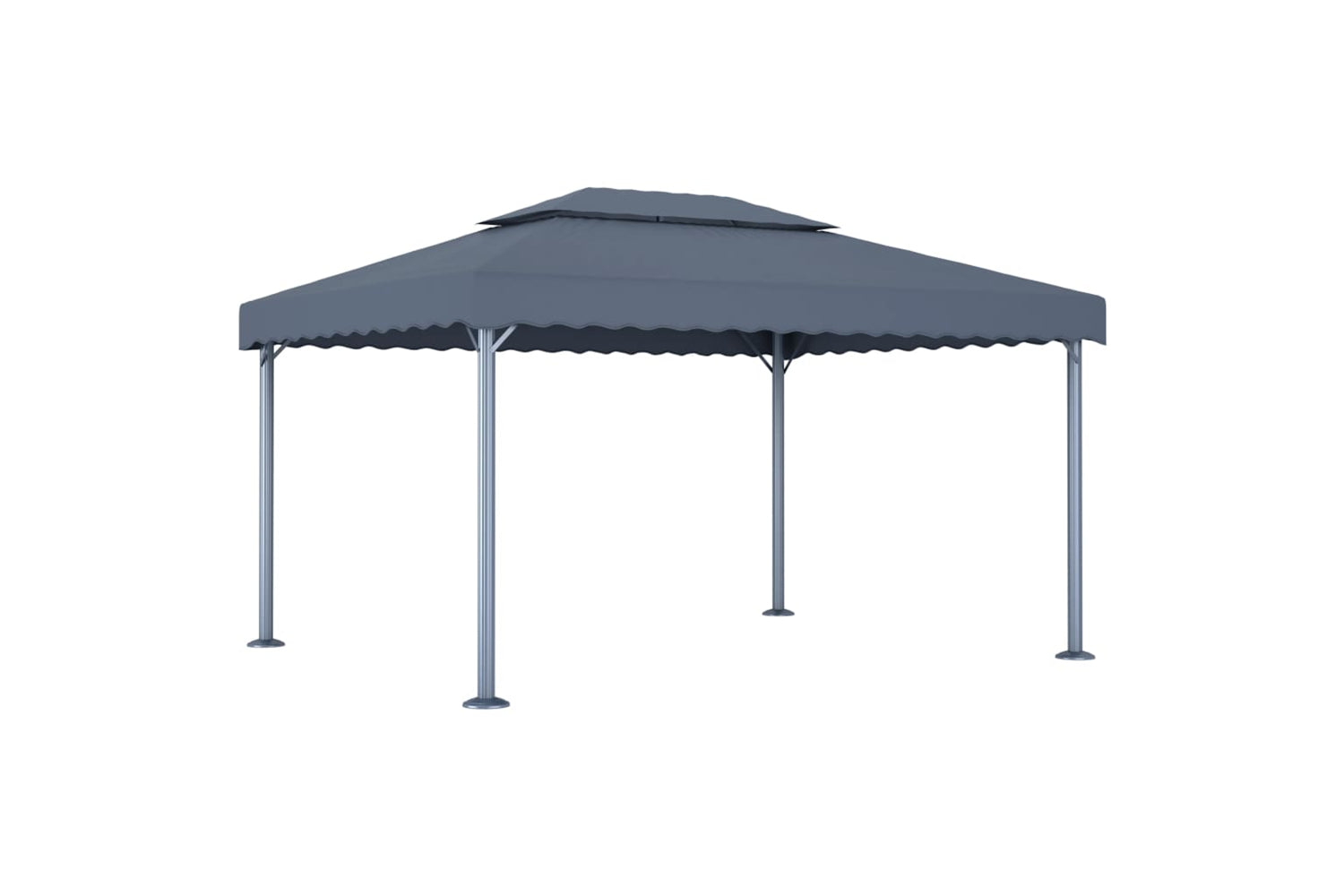 vidaXL 48063 Gazebo 400x300cm Anthracite Aluminium