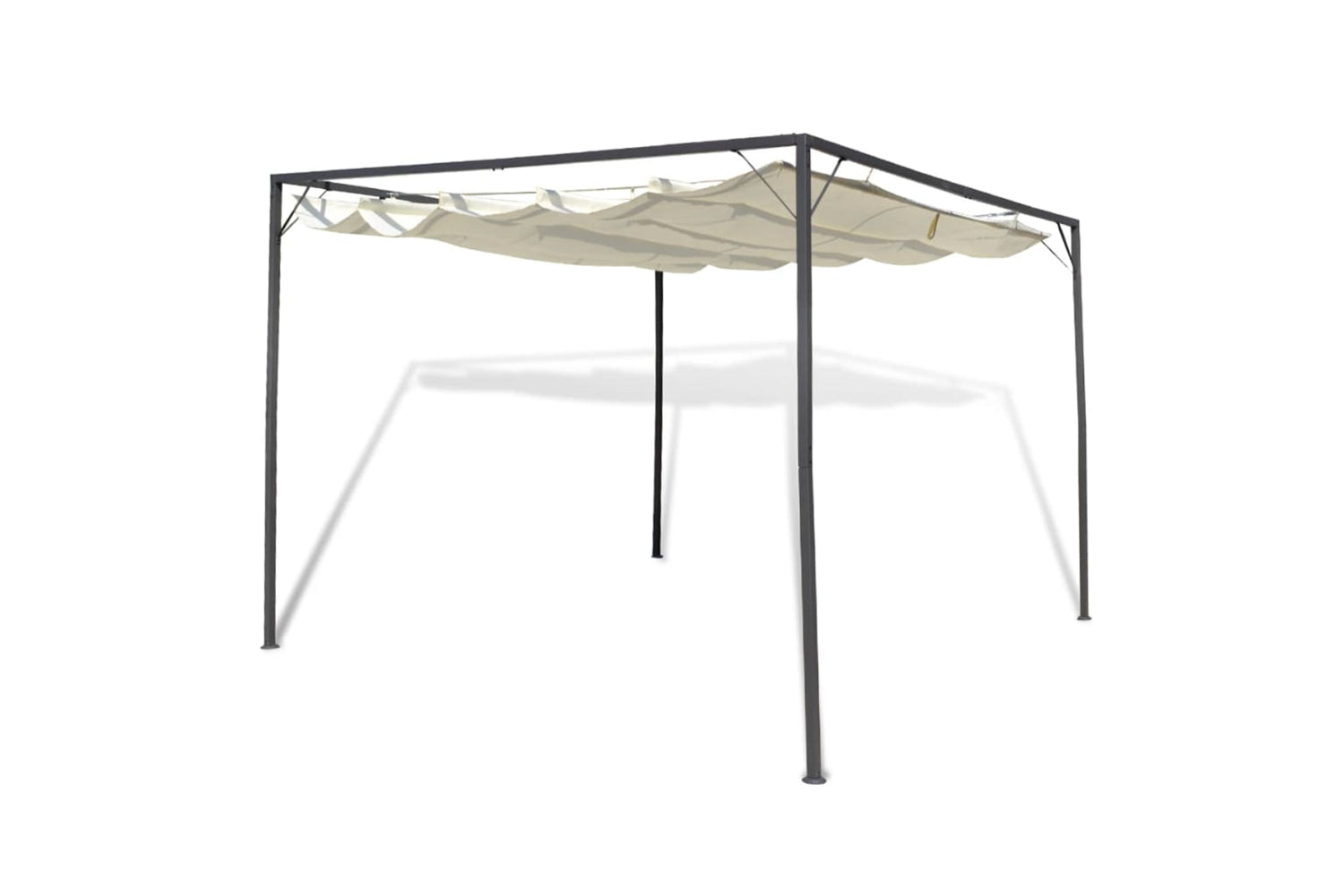 Vidaxl 40786 Garden Gazebo With Retractable Roof Canopy