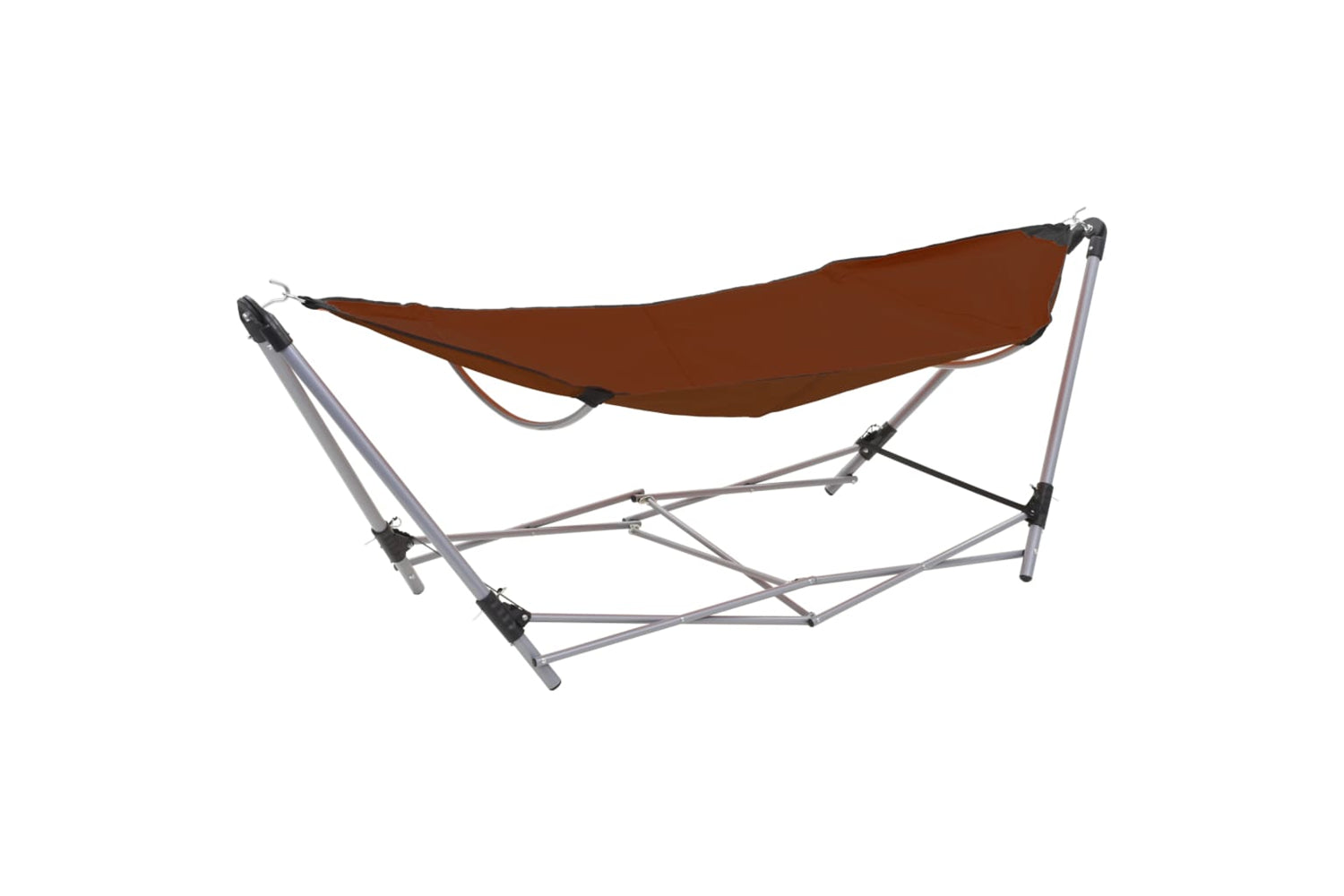Vidaxl 44367 Hammock With Foldable Stand Brown