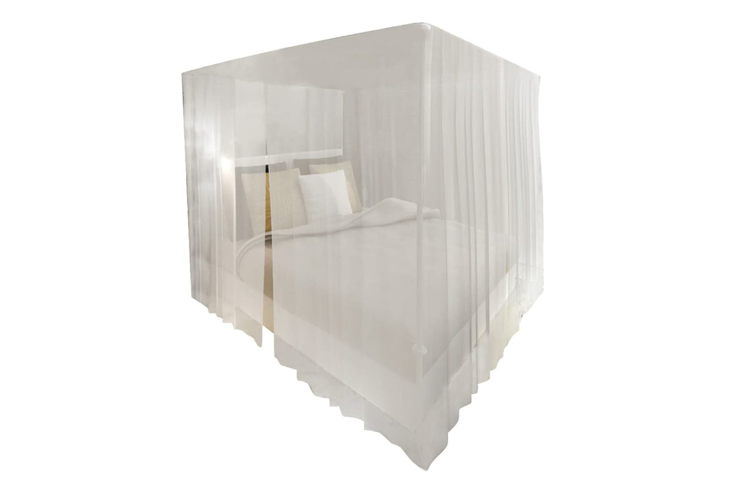Vidaxl Mosquito Net Bed Net Set Square 3 Openings 2 Pcs-2