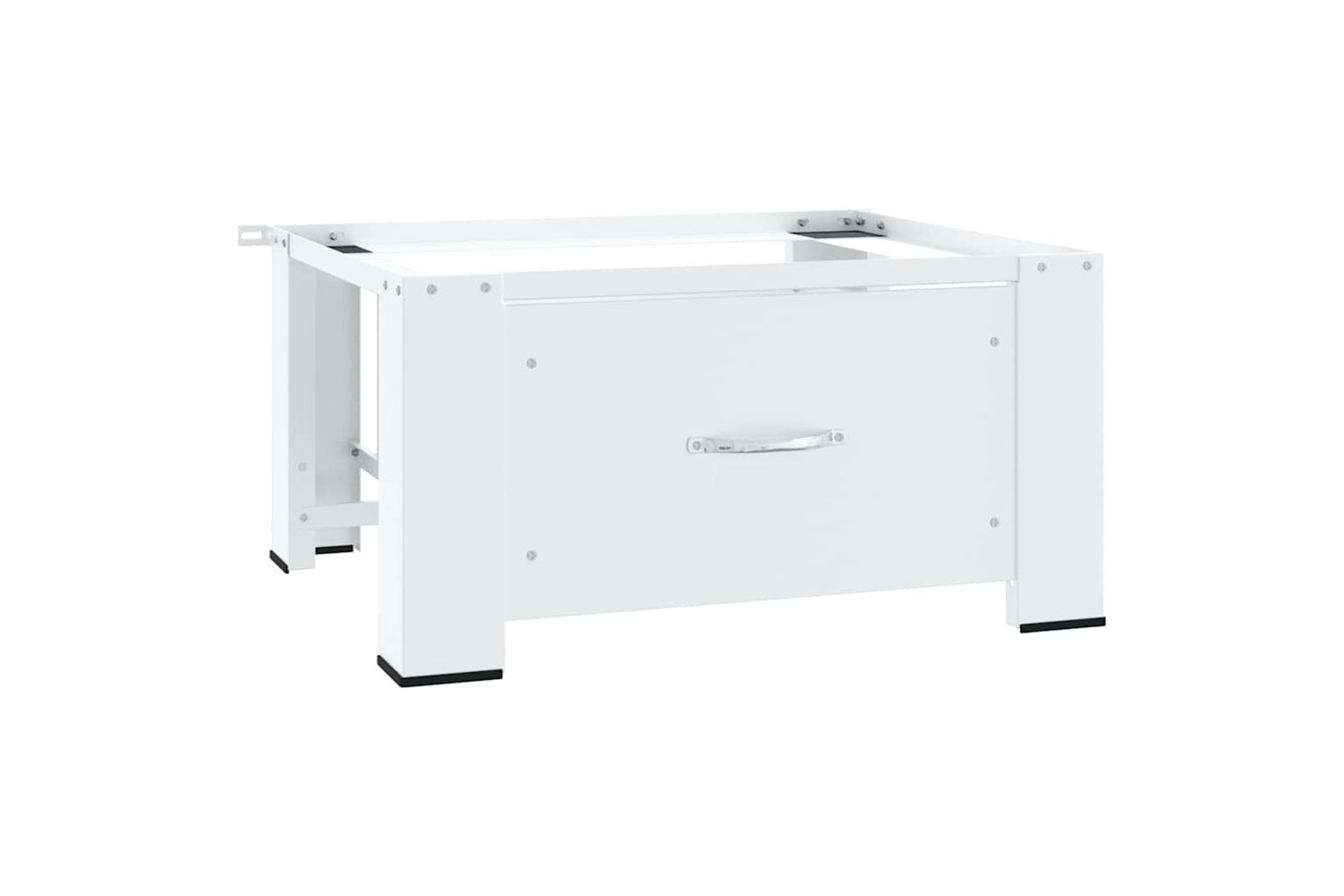 vidaXL 50448 Washing Machine Pedestal With Drawer White