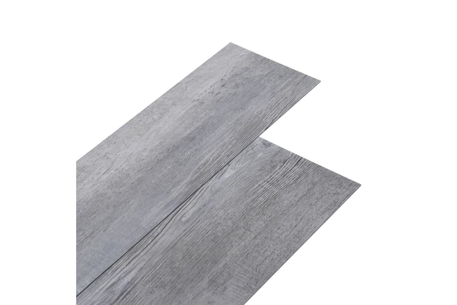 Vidaxl Pvc Flooring Planks 5.02 MÂ² 2 Mm Self-adhesive Matt Wood Grey-2