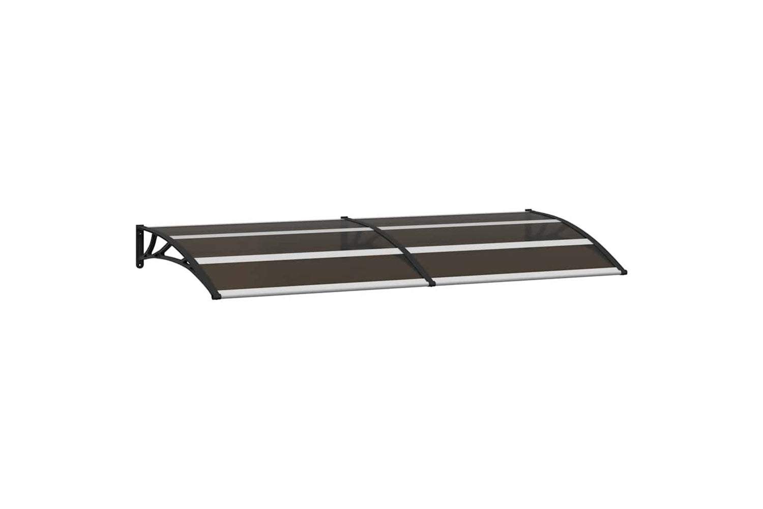 Vidaxl Door Canopy Black 200x75 Cm Pc