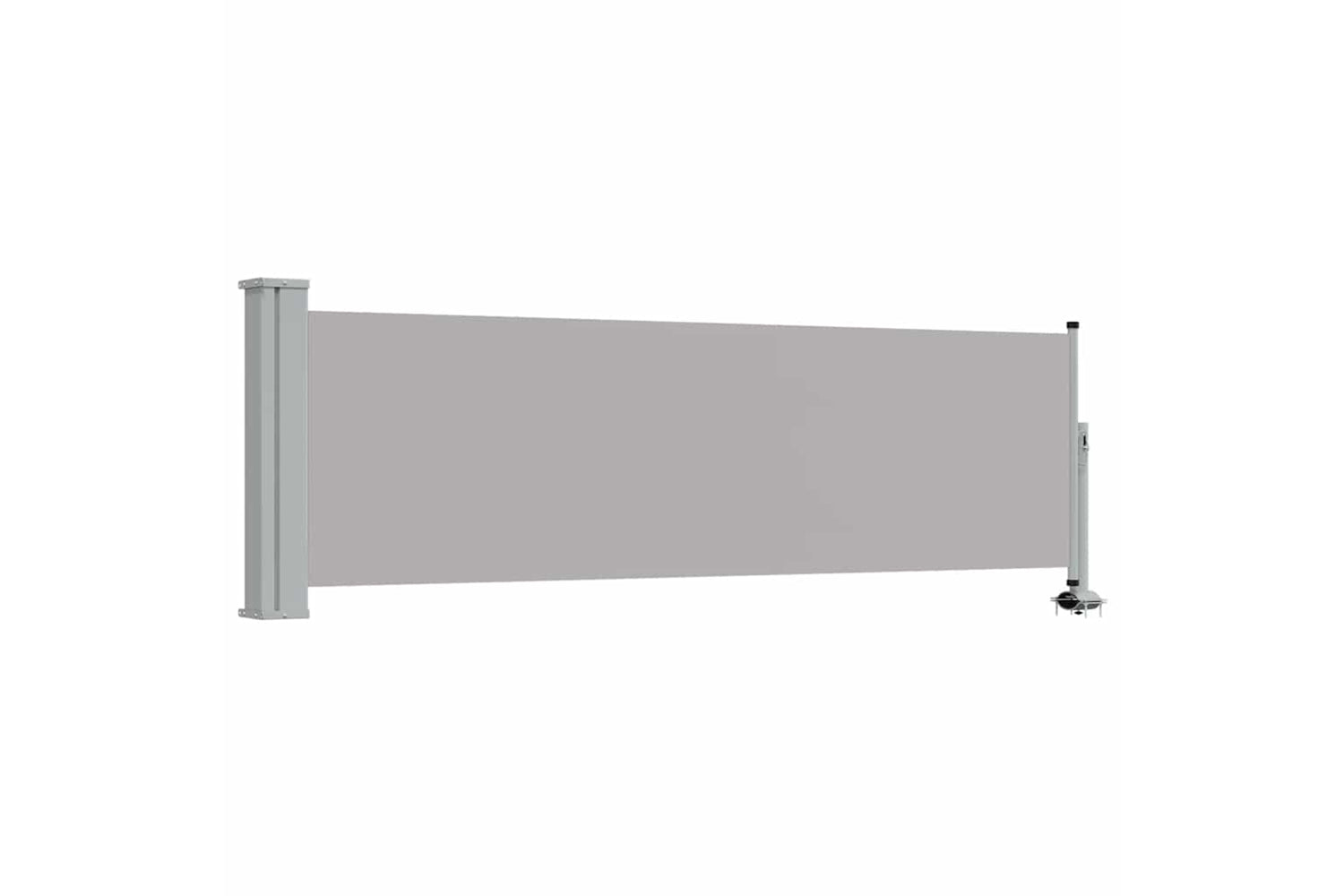 vidaXL 48360 Patio Retractable Side Awning 80x300cm Grey