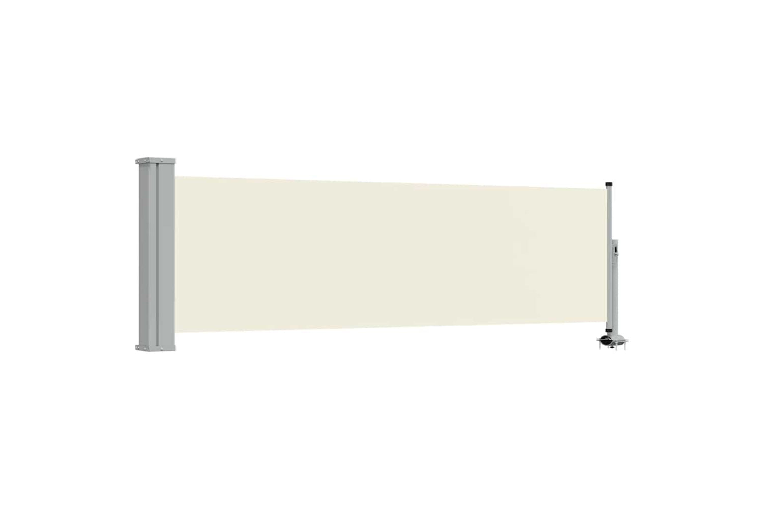vidaXL 48359 Patio Retractable Side Awning 80x300cm Cream