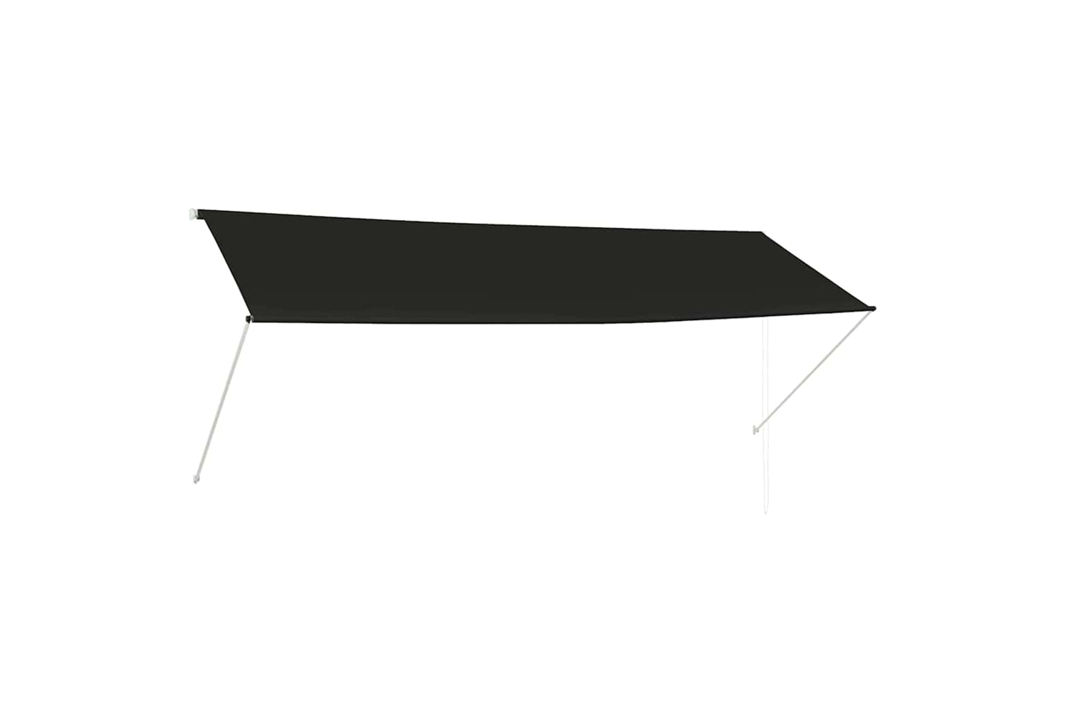 Vidaxl Retractable Awning 350x150 Cm Anthracite