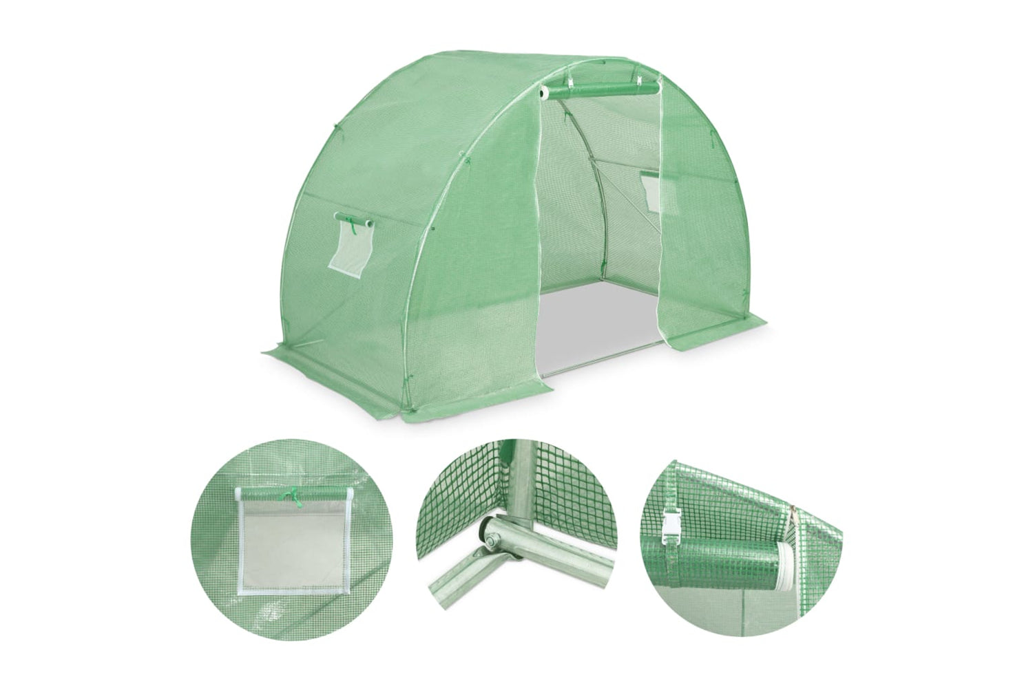 vidaXL 45533 Greenhouse 4.5mÂ² 300x150x200cm