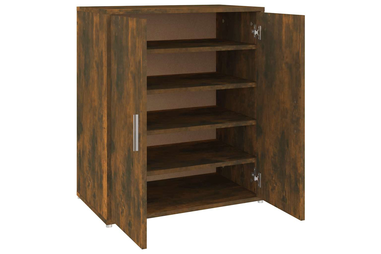 vidaXL 816008 Shoe Cabinet Smoked Oak 60x35x70cm Engineered Wood