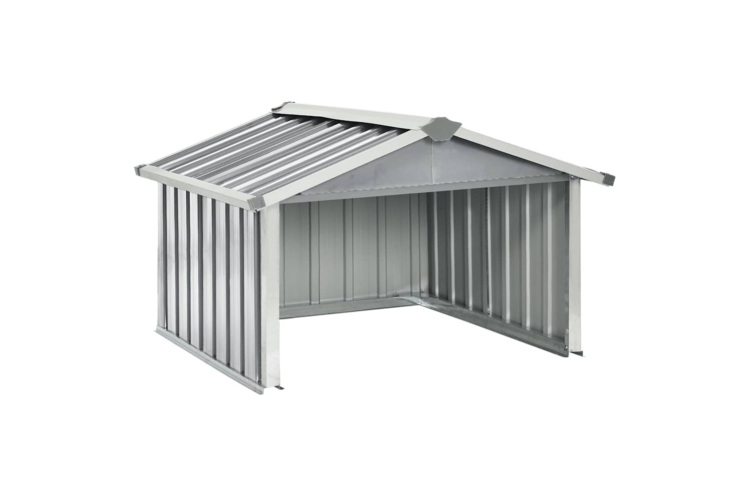 vidaXL 150908 Garden Robot Lawnmower Shed 92x97x63cm Galvanised Steel Grey