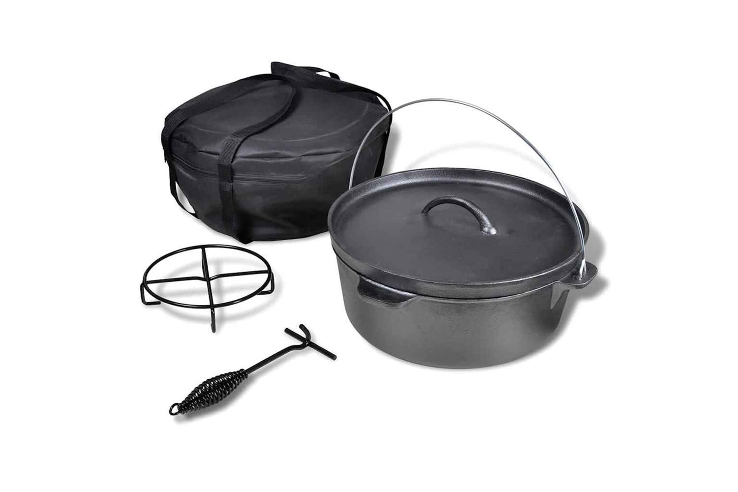Vidaxl 41564 Dutch Oven 11.3 L Including Accessories