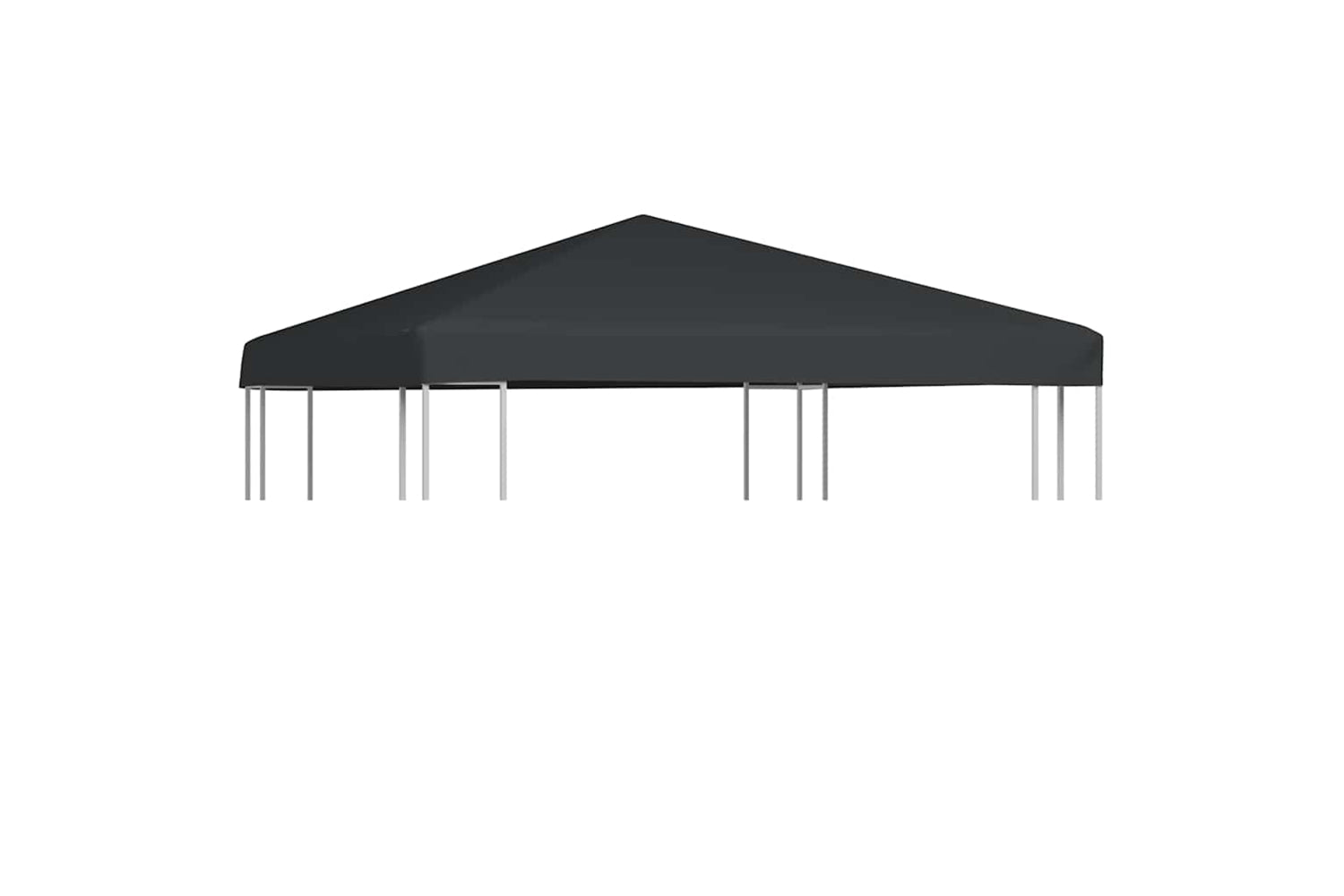 Vidaxl Gazebo Top Cover 310 G/m2 3x3 M Grey
