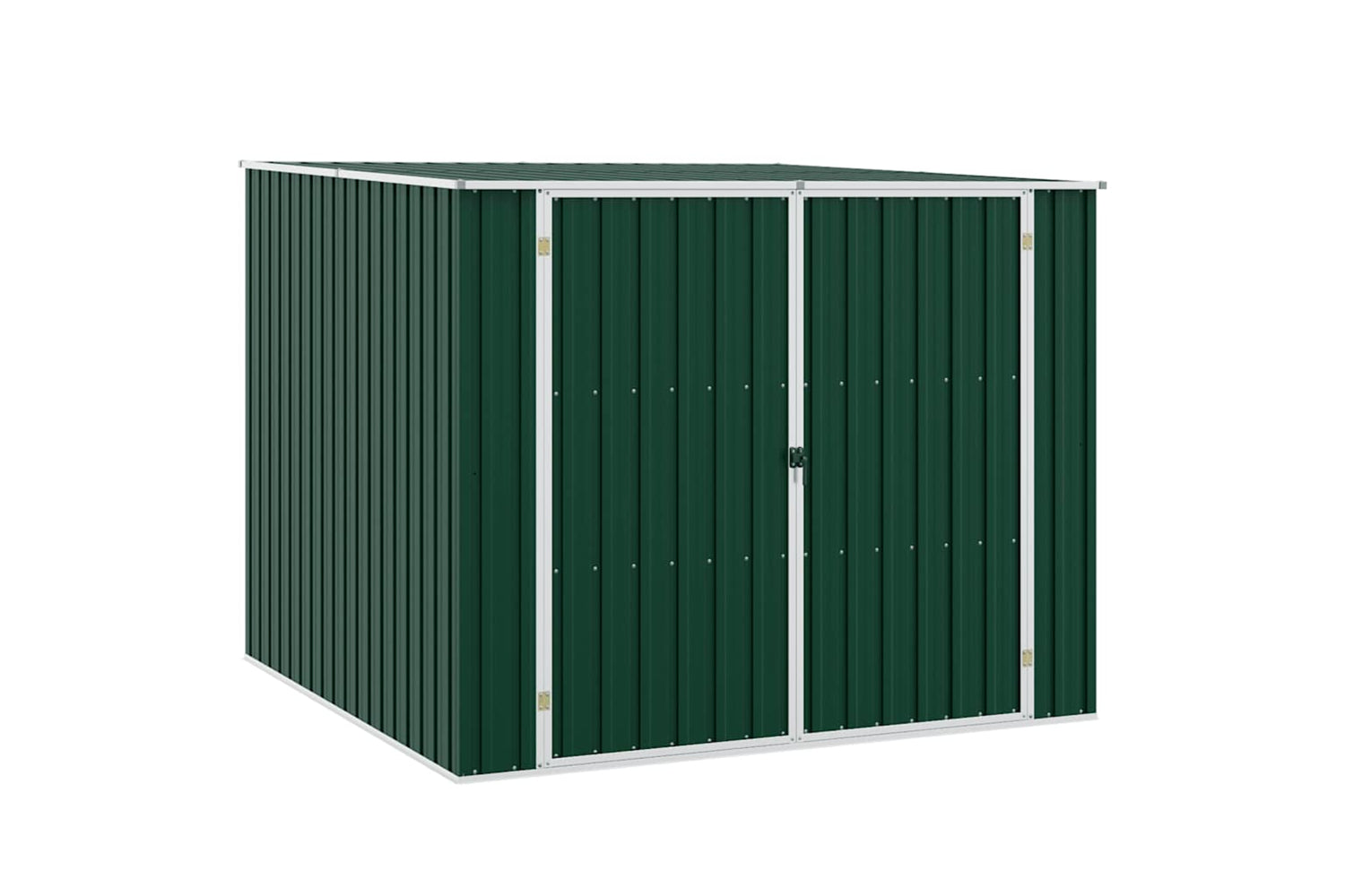 vidaXL 46253 Garden Shed Green 195x198x159cm Galvanised Steel