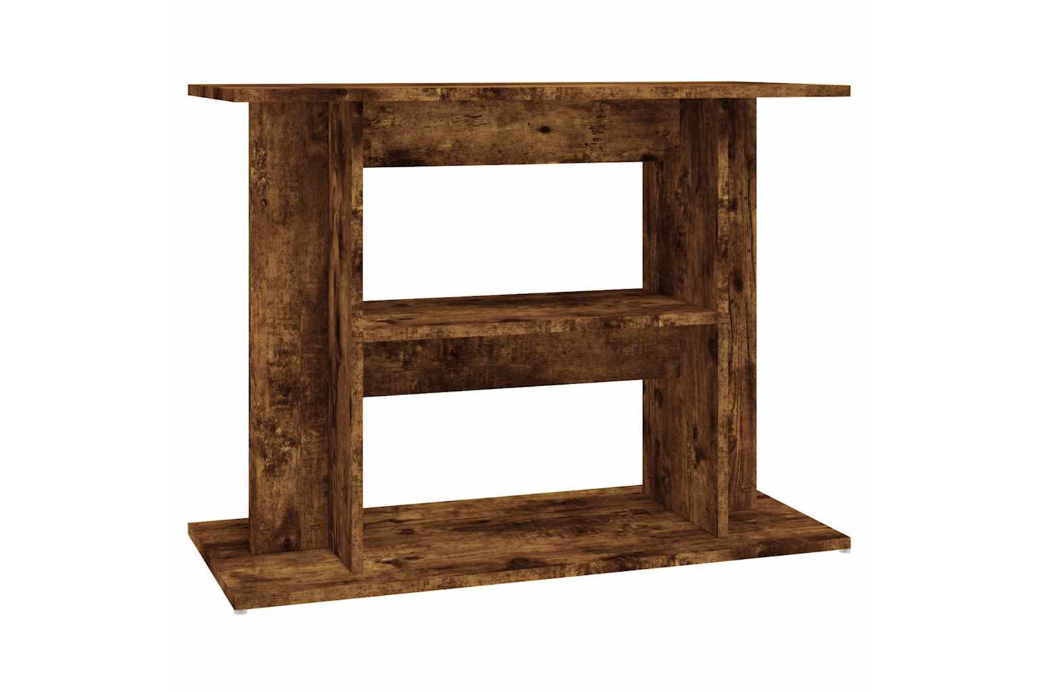 vidaXL 833580 Aquarium Stand Smoked Oak 80x35x60cm Engineered Wood