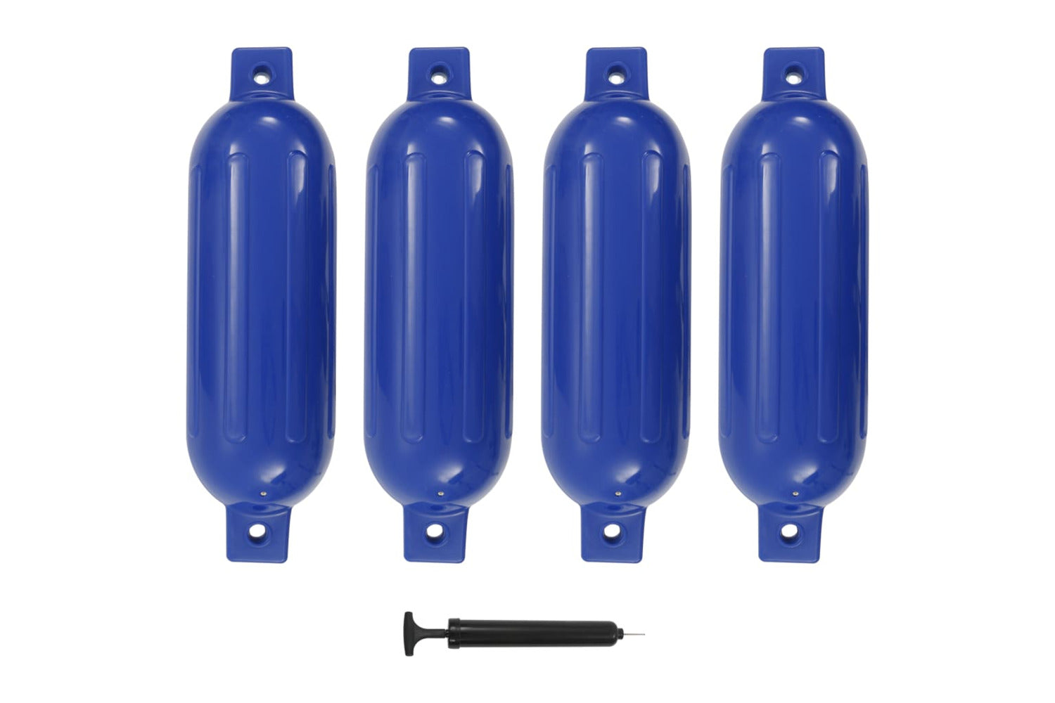 Vidaxl Boat Fenders 4 Pcs Blue 51x14 Cm Pvc-2
