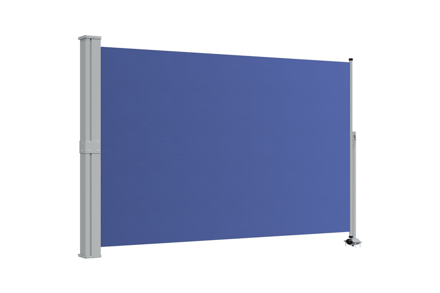 vidaXL Patio Retractable Side Awning 160x300cm Blue