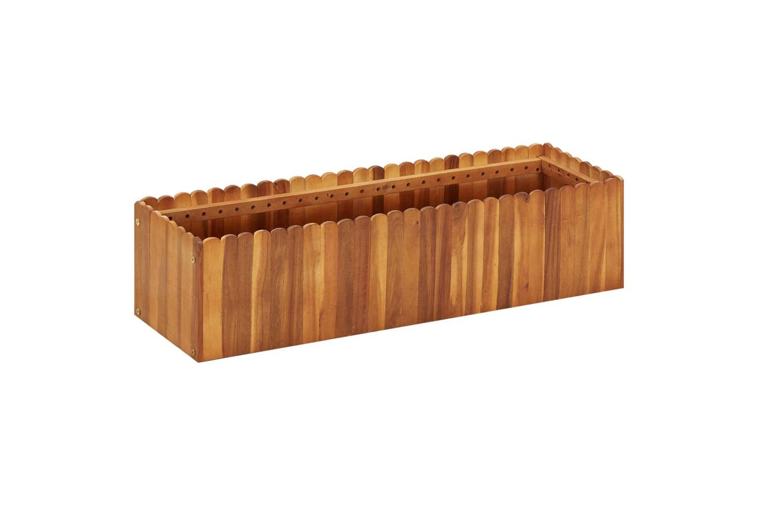 vidaXL 45918 Garden Raised Bed 100x30x25cm Solid Acacia Wood
