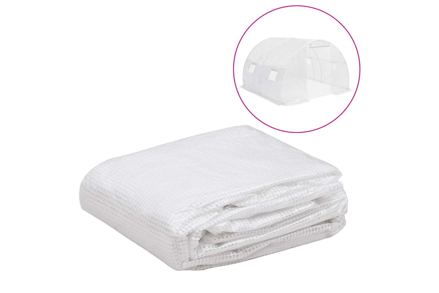 Vidaxl 316435 Greenhouse Replacement Cover (9 Mâ²) 3x3x2 M Transparent