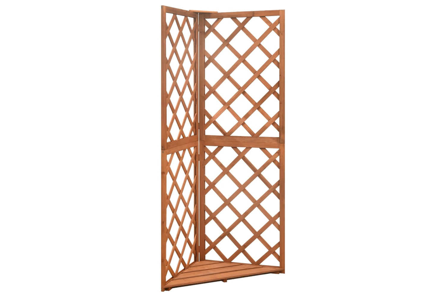 vidaXL 316407 Corner Trellis 50x50x145cm Solid Fir Wood