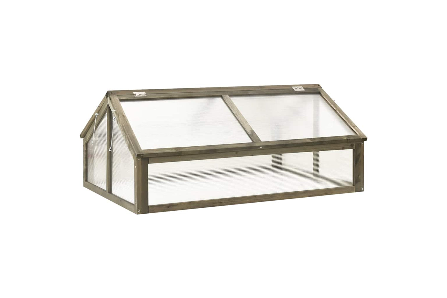 vidaXL 316416 Greenhouse Grey 114x80x50cm Firwood