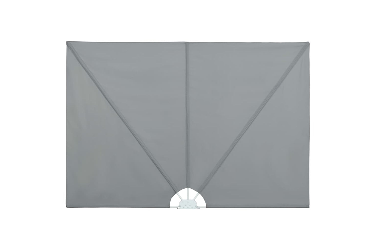 vidaXL 44566 Collapsible Terrace Side Awning Grey 400x200cm
