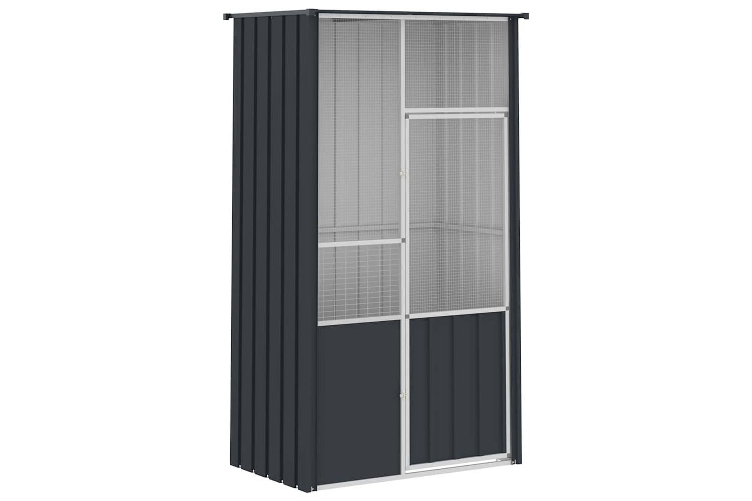 Vidaxl Bird Cage Anthracite 115x78x200 Cm Galvanised Steel