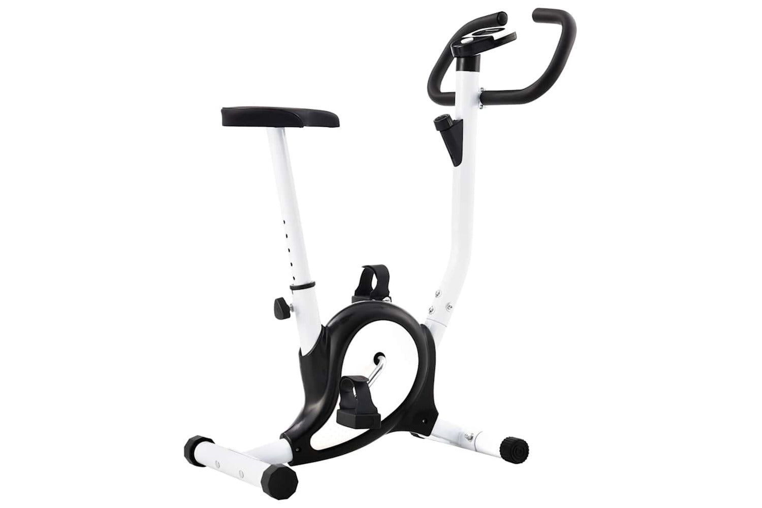 Vidaxl Exercise Bike With Belt Resistance Black-2