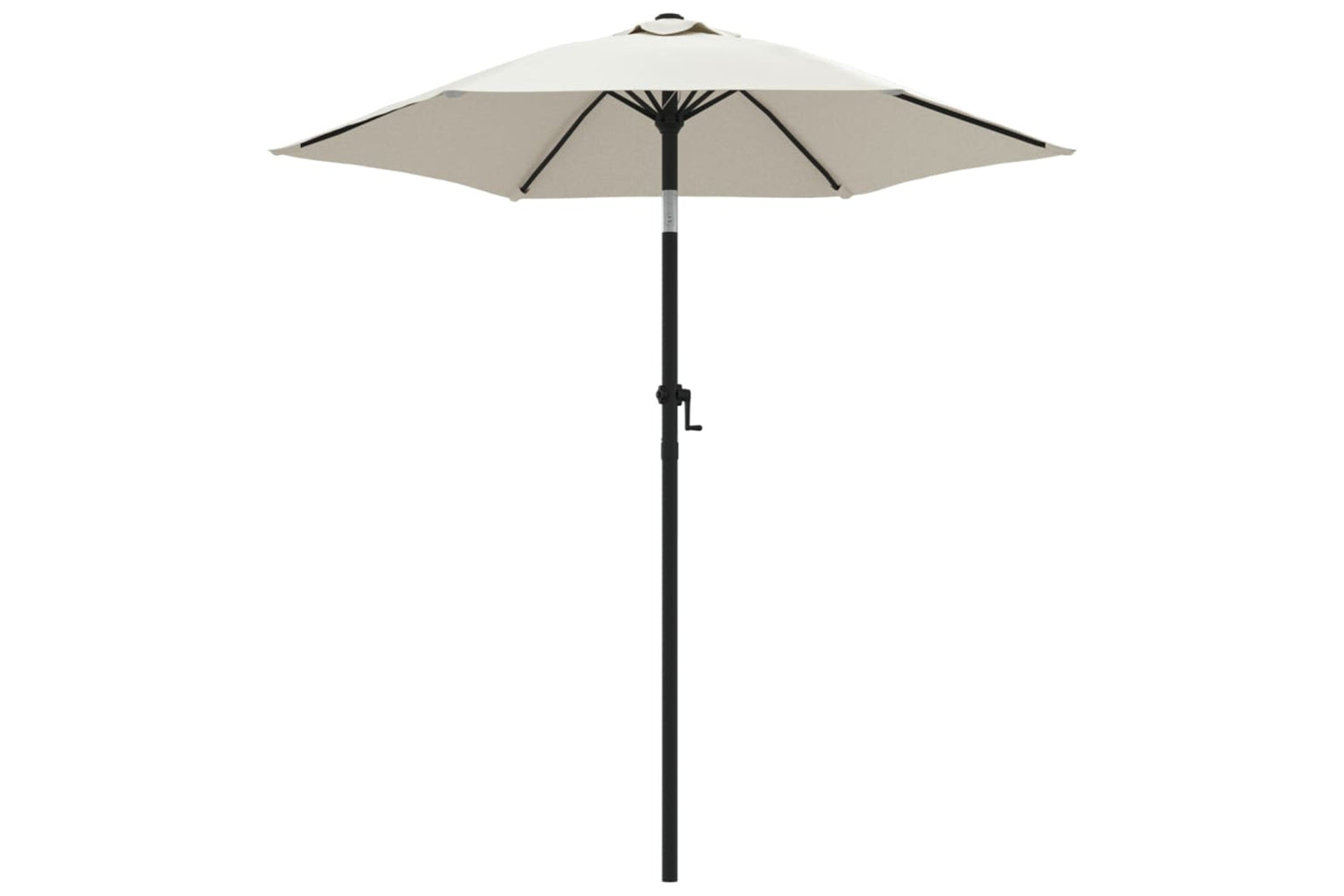 vidaXL 47204 Parasol Sand White 200x211cm Aluminium