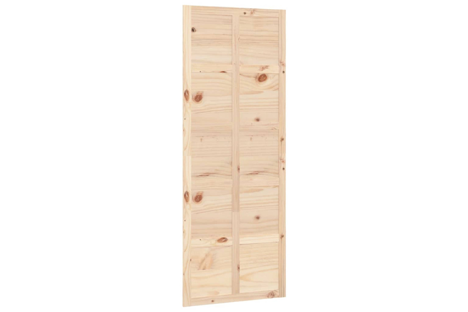 Vidaxl Barn Door 80x1.8x214 Cm Solid Wood Pine-2