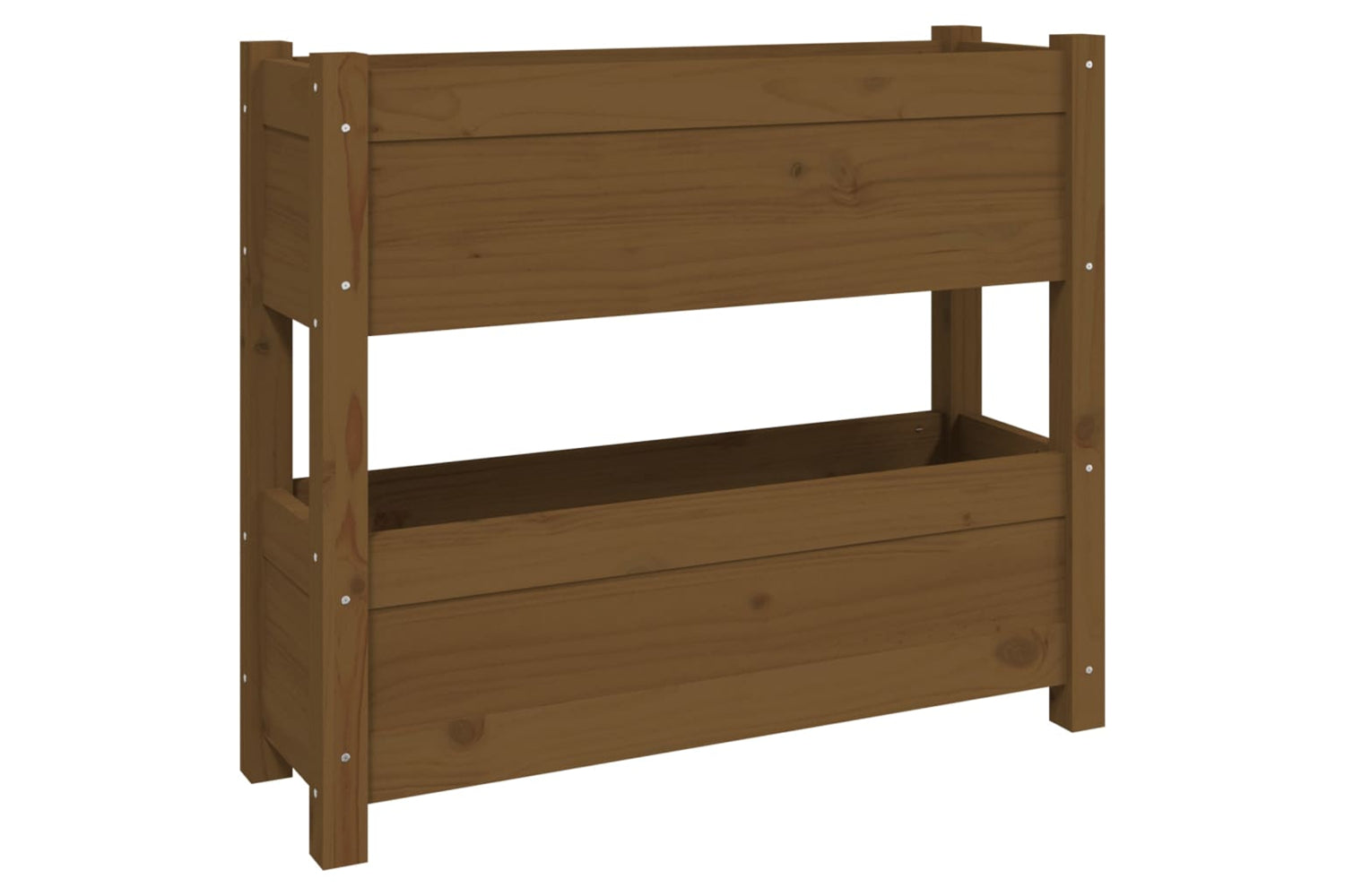 vidaXL 823944 Planter Honey Brown 77x25x66cm Solid Wood Pine