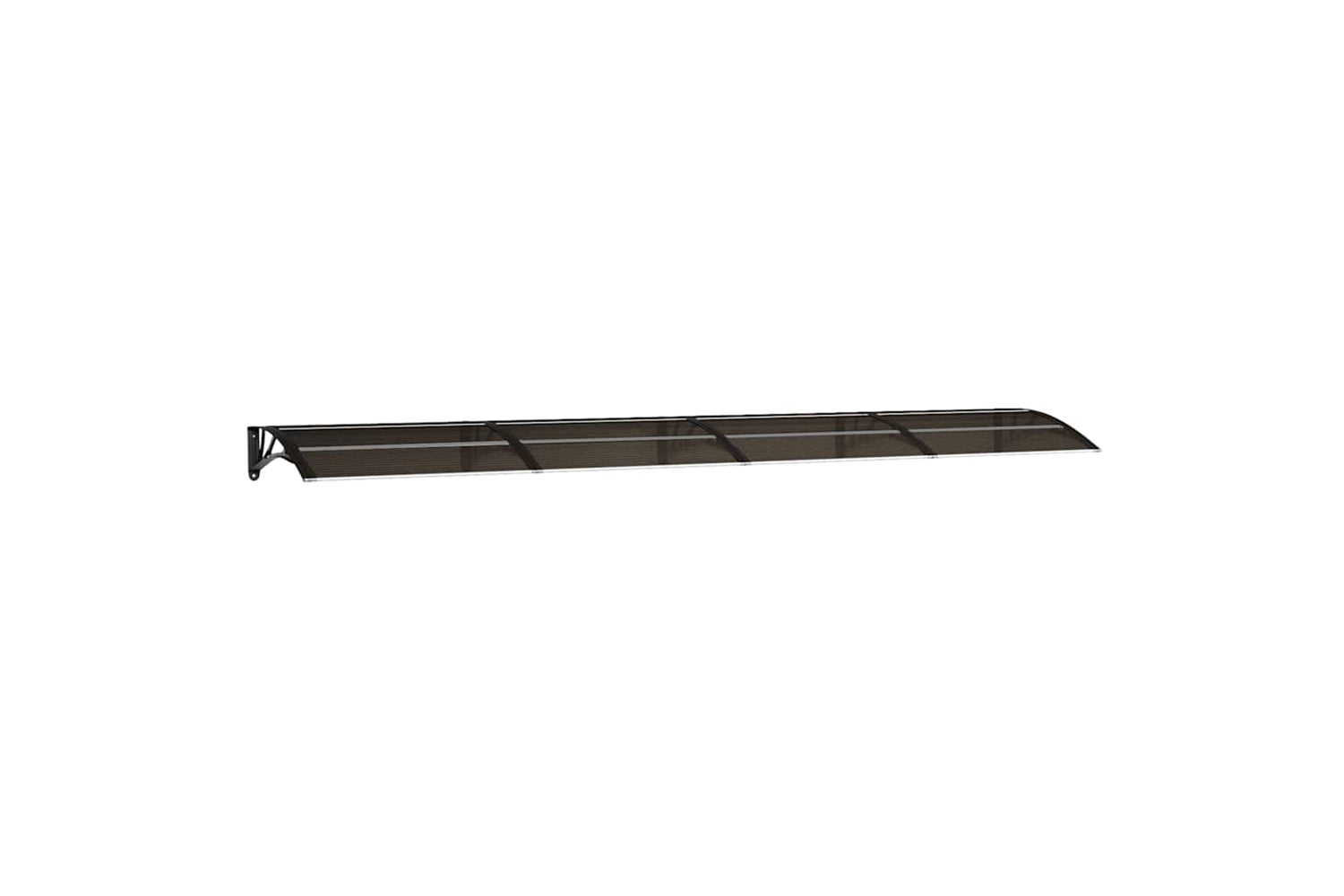 vidaXL Door Canopy Black 400x75cm Polycarbonate