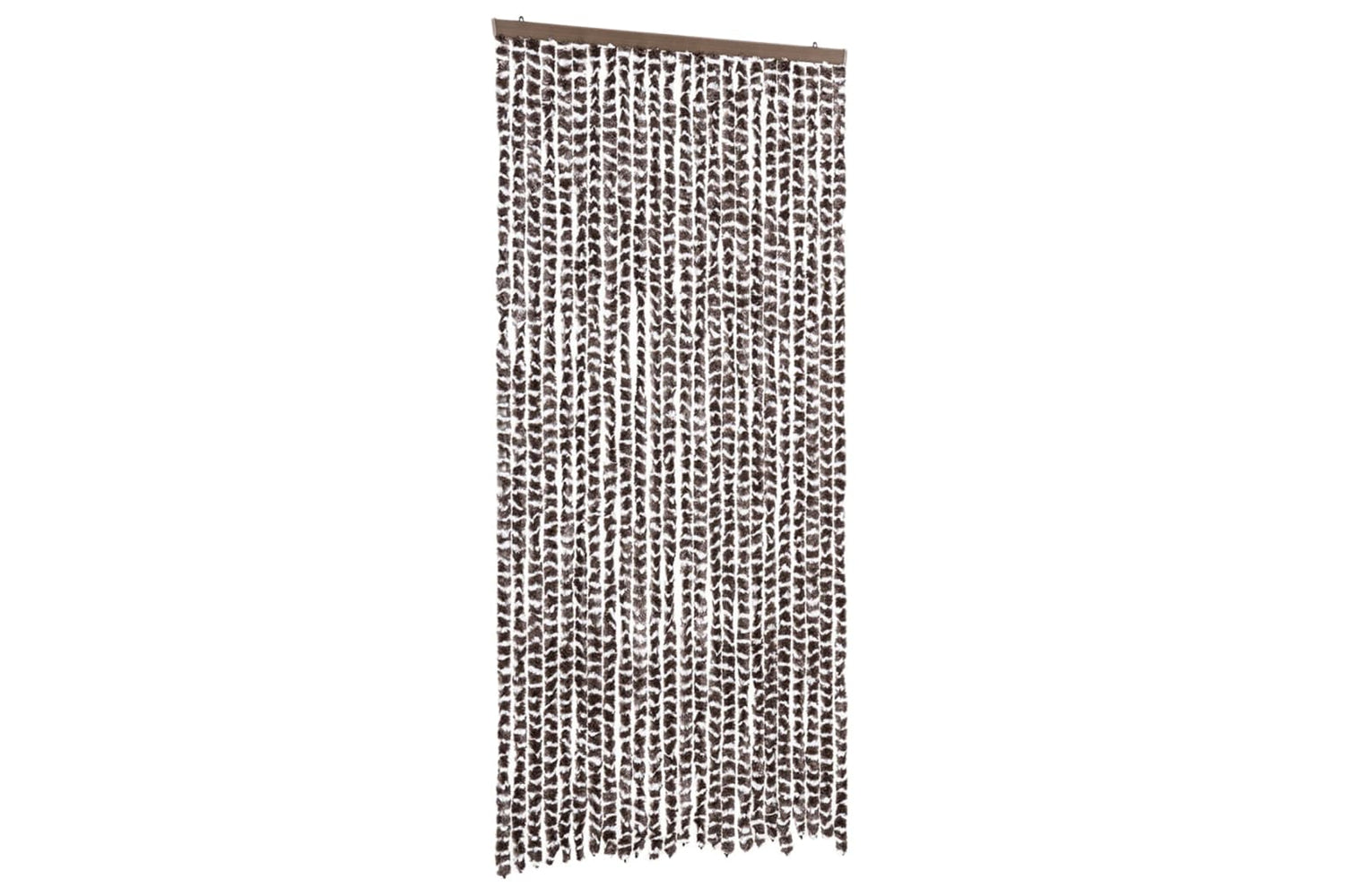 vidaXL Insect Curtain Brown And White 100x220cm Chenille