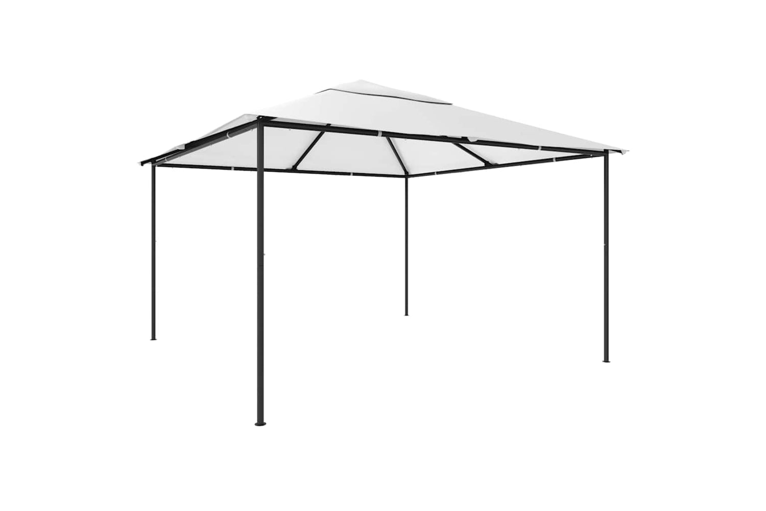 Vidaxl 312239 Gazebo 4x4x3 M White 180 G/mâ²