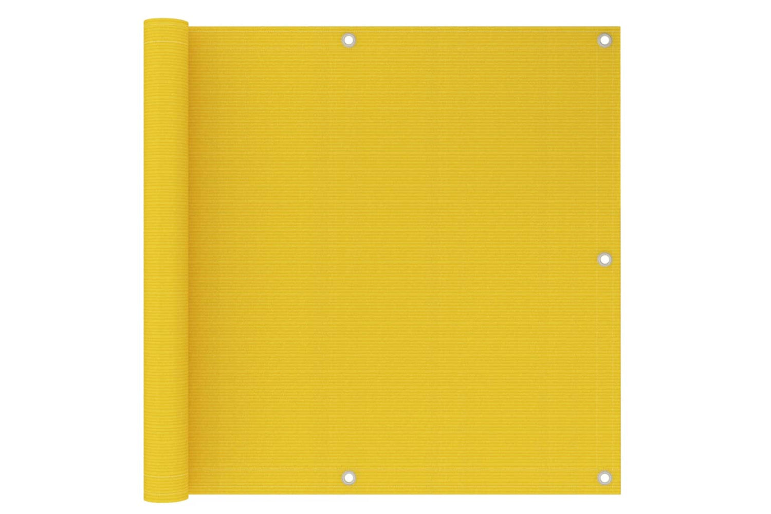vidaXL 310998 Balcony Screen Yellow 90x500cm Hdpe