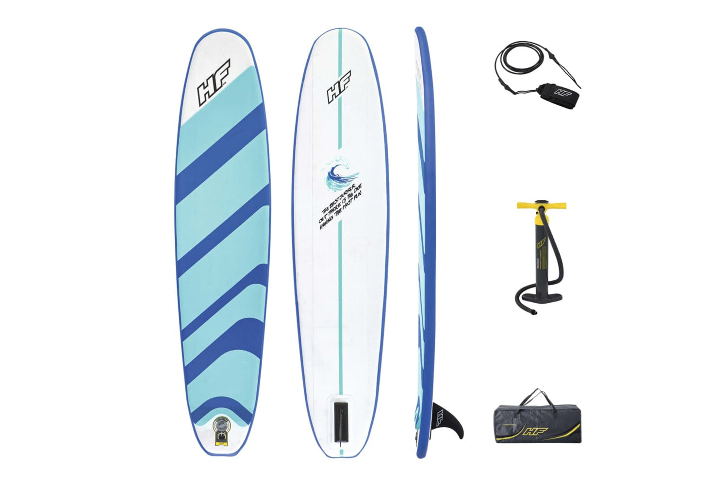Bestway 92098 Hydro-force Inflatable Surfboard Board 243x57x-2