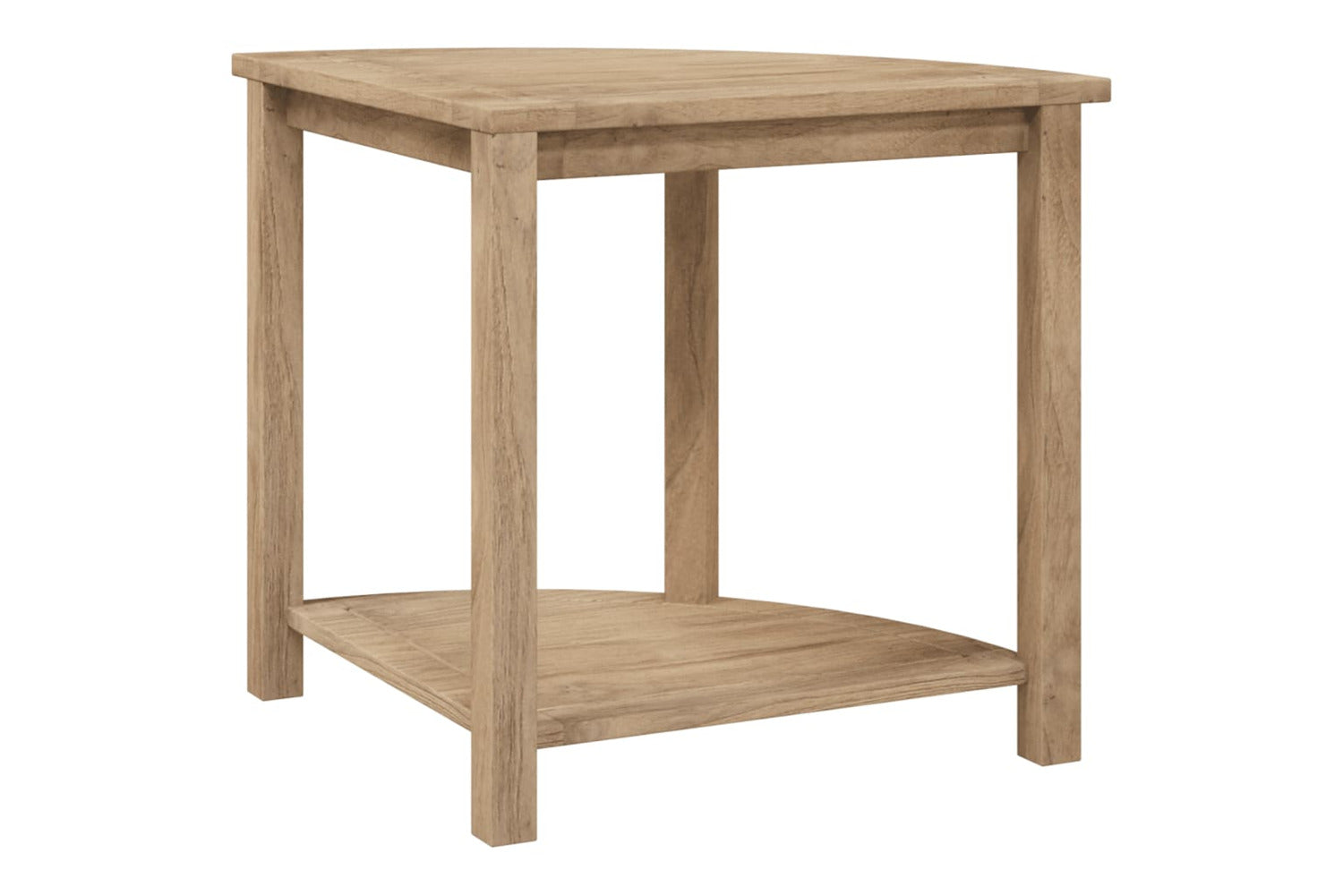 vidaXL Bathroom Side Table 45x45x45cm Solid Wood Teak-2