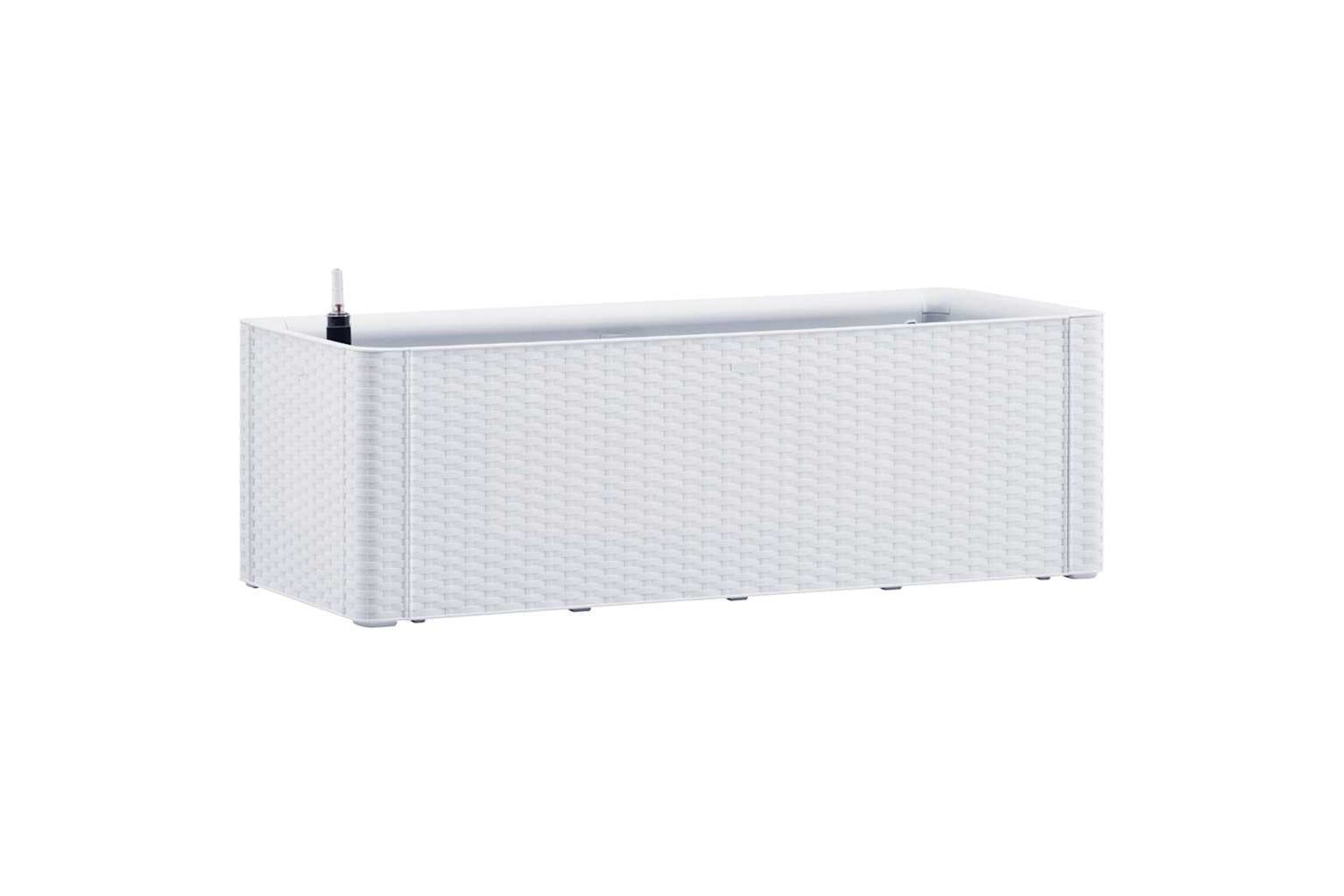 vidaXL 313959 Garden Raised Bed With Self Watering System White 100x43x33cm