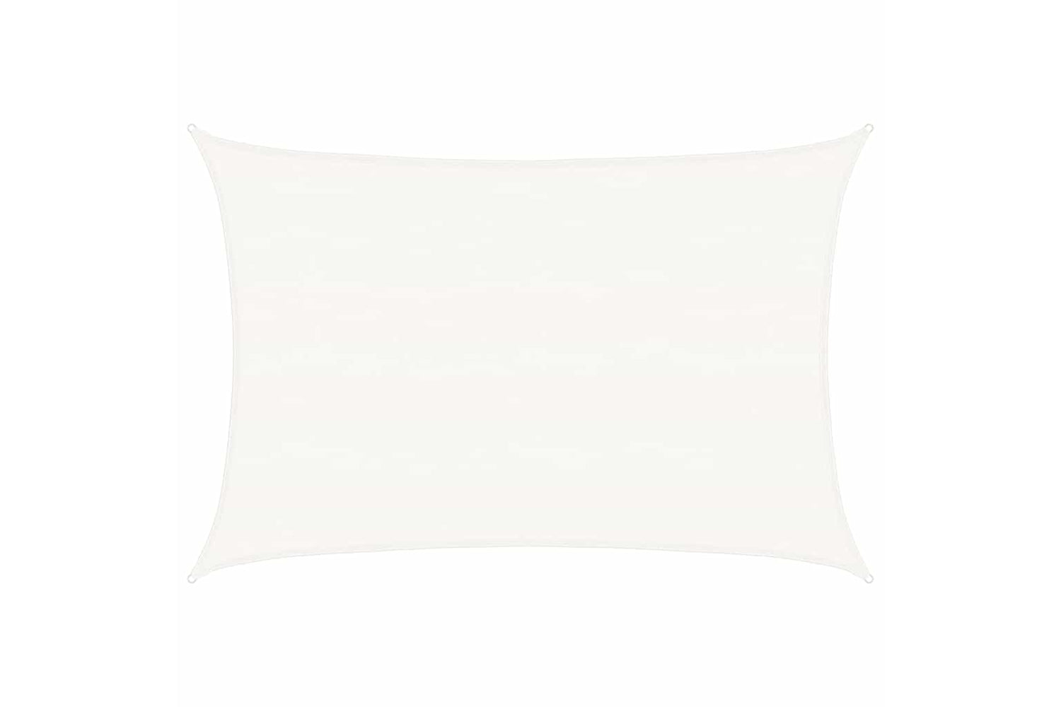 vidaXL 311247 Sunshade Sail 160 G/mÂ² White 5x7 M Hdpe
