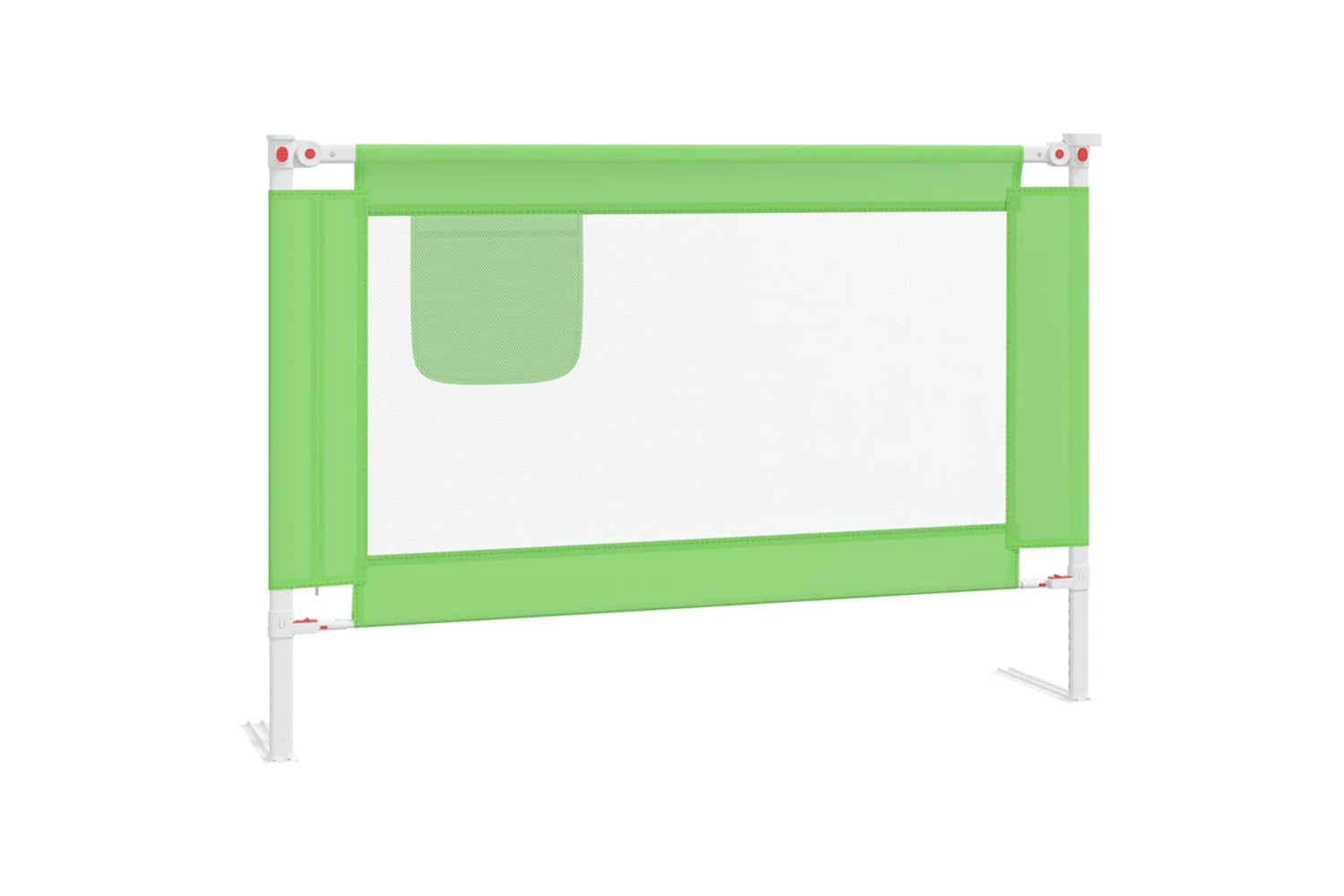 Vidaxl Toddler Safety Bed Rail Green 100x25 Cm Fabric