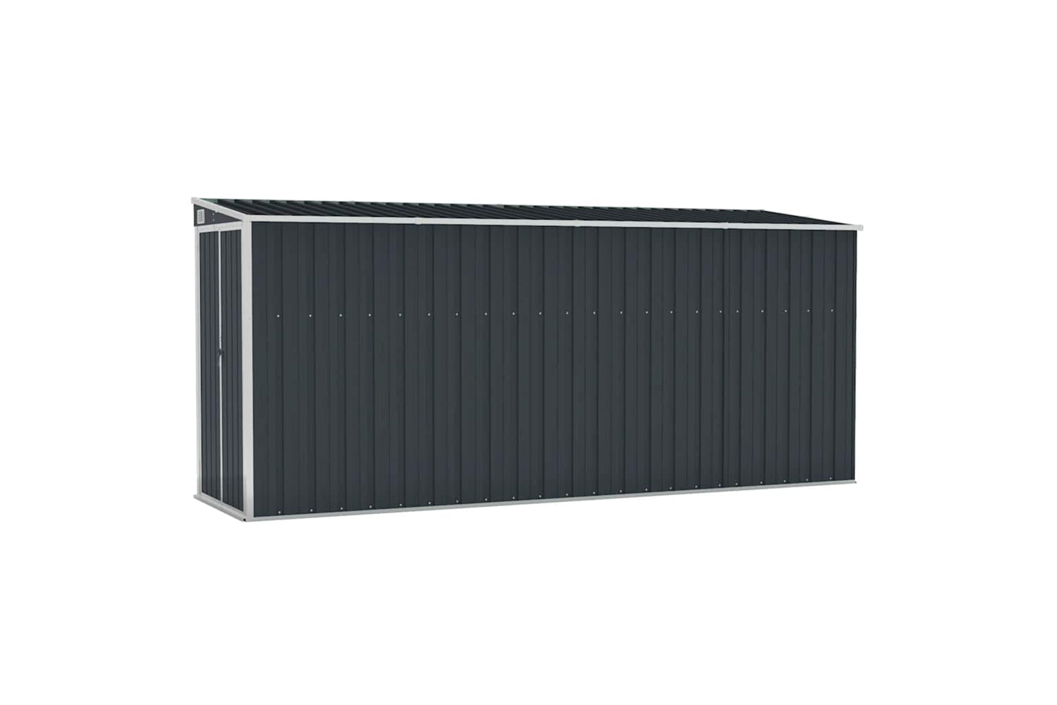 vidaXL 316231 Wall-mounted Garden Shed Anthracite 118x382x178cm Steel