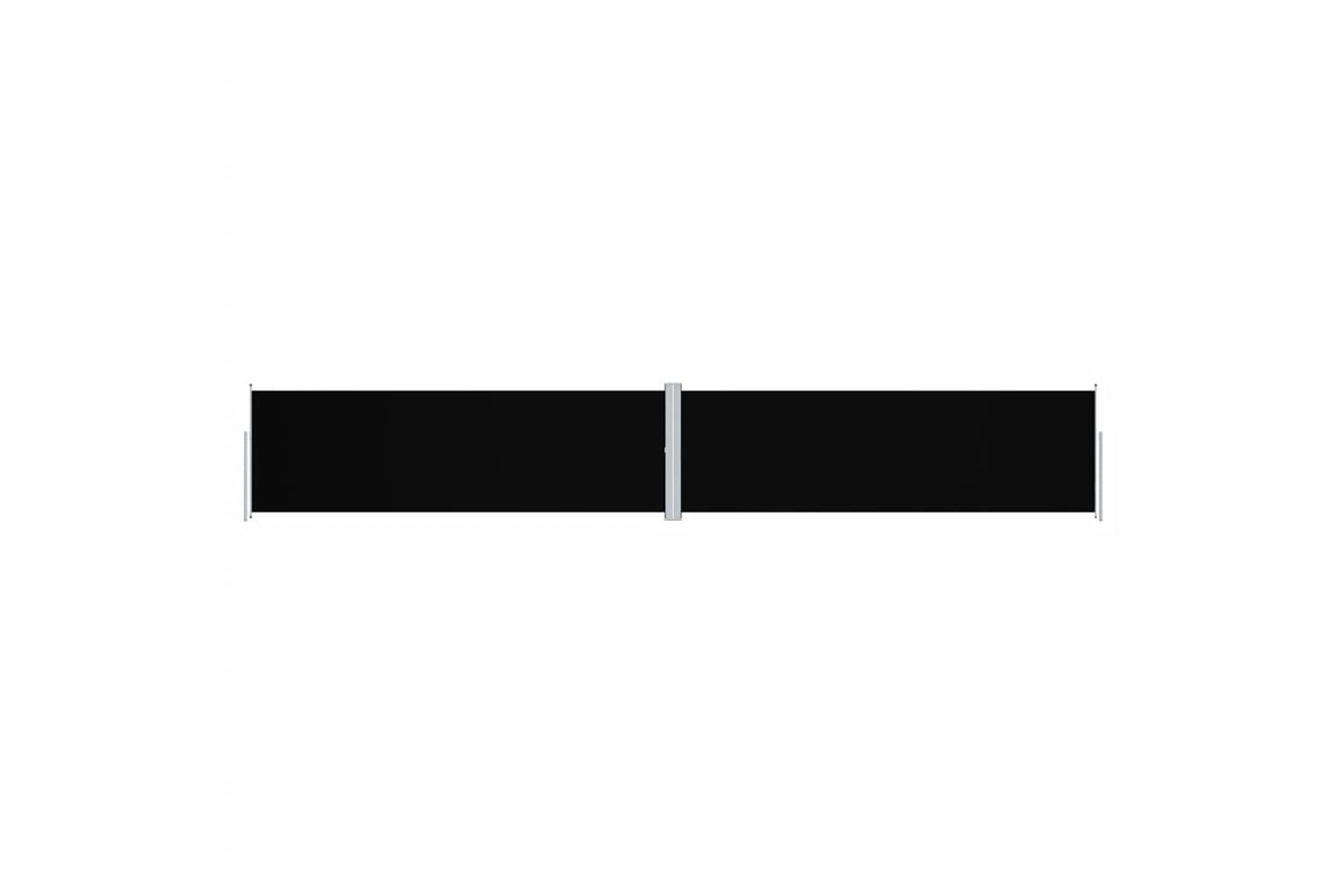 vidaXL 318030 Retractable Side Awning Black 160x1000cm