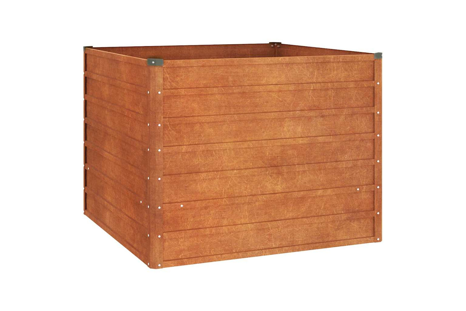 Vidaxl Garden Raised Bed Rusty 100x100x77 Cm Corten Steel