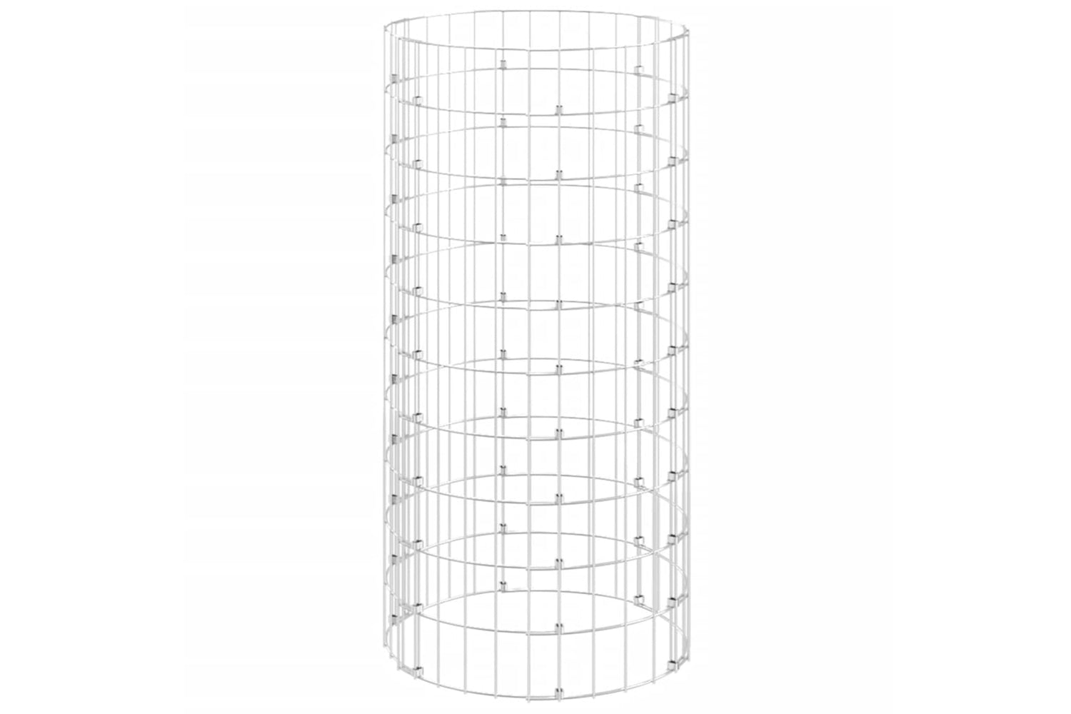 Vidaxl 3115942 Garden Composter ÃƒÂ˜50x100 Cm Galvanised Steel