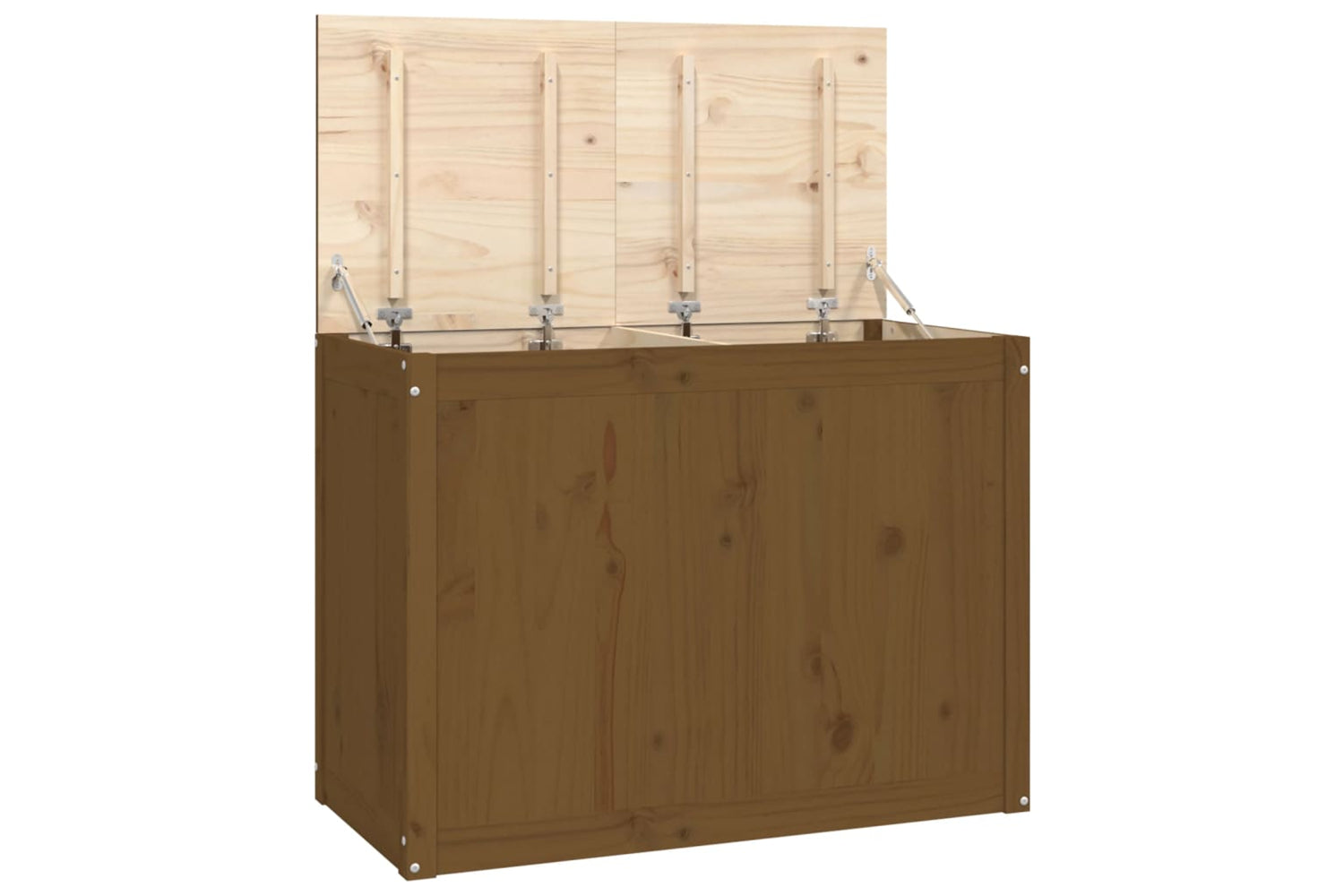 vidaXL 823572 Laundry Box Honey Brown 88.5x44x66cm Solid Wood Pine