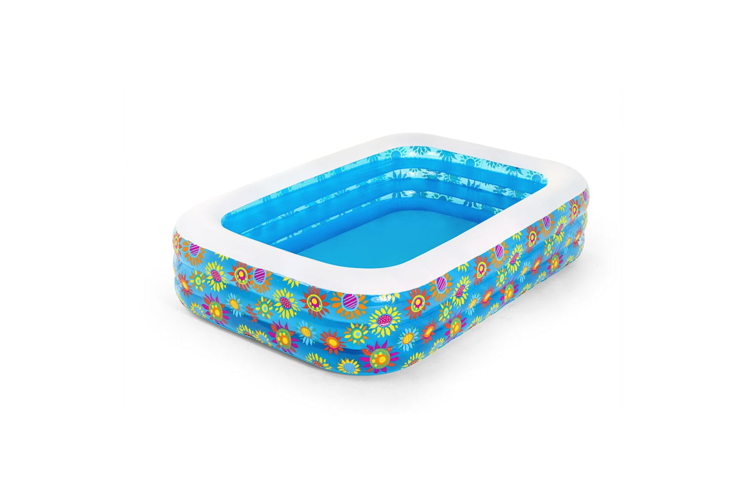 Bestway 93793 Inflatable Kids Pool Blue 229x152x56 Cm