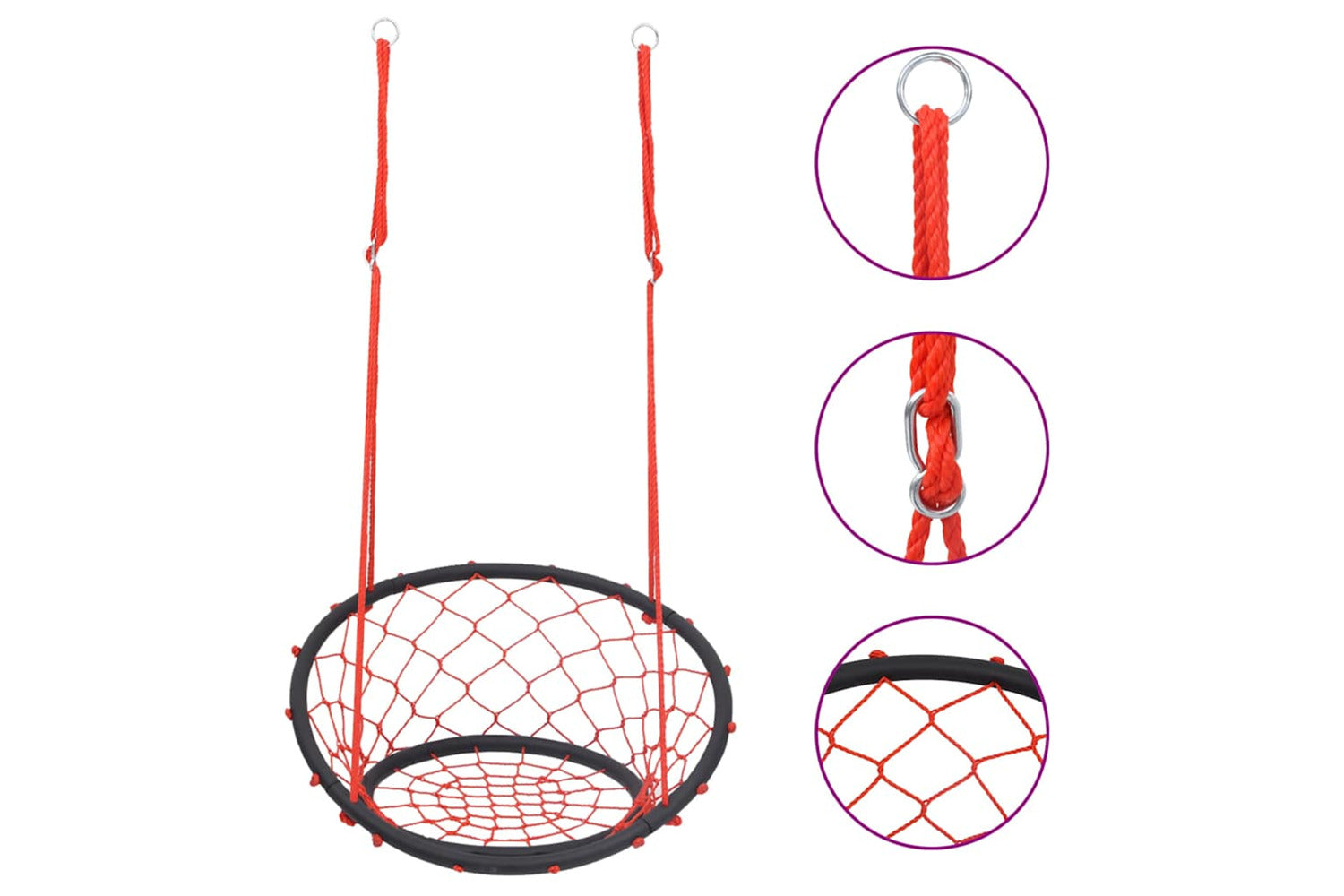 Vidaxl Web Swing Chair 60 Cm-2