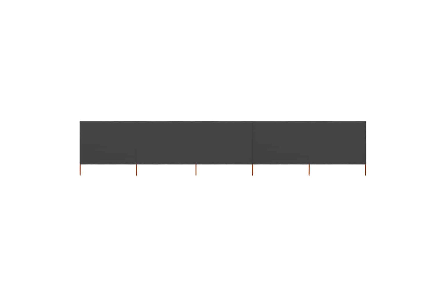 vidaXL 47162 5-panel Wind Screen Fabric 600x120cm Anthracite