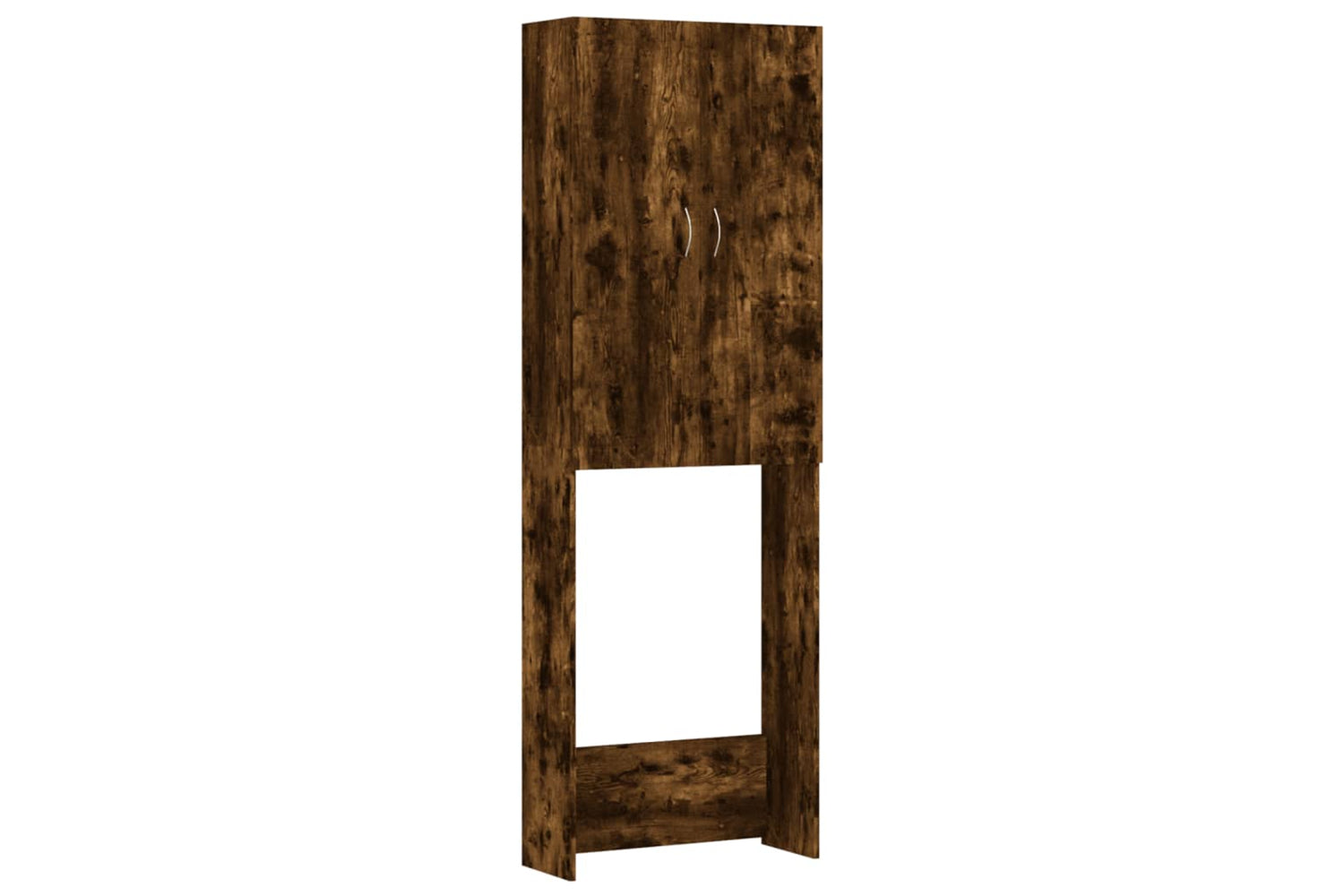 vidaXL Washing Machine Cabinet Smoked Oak 64x25.5x190cm